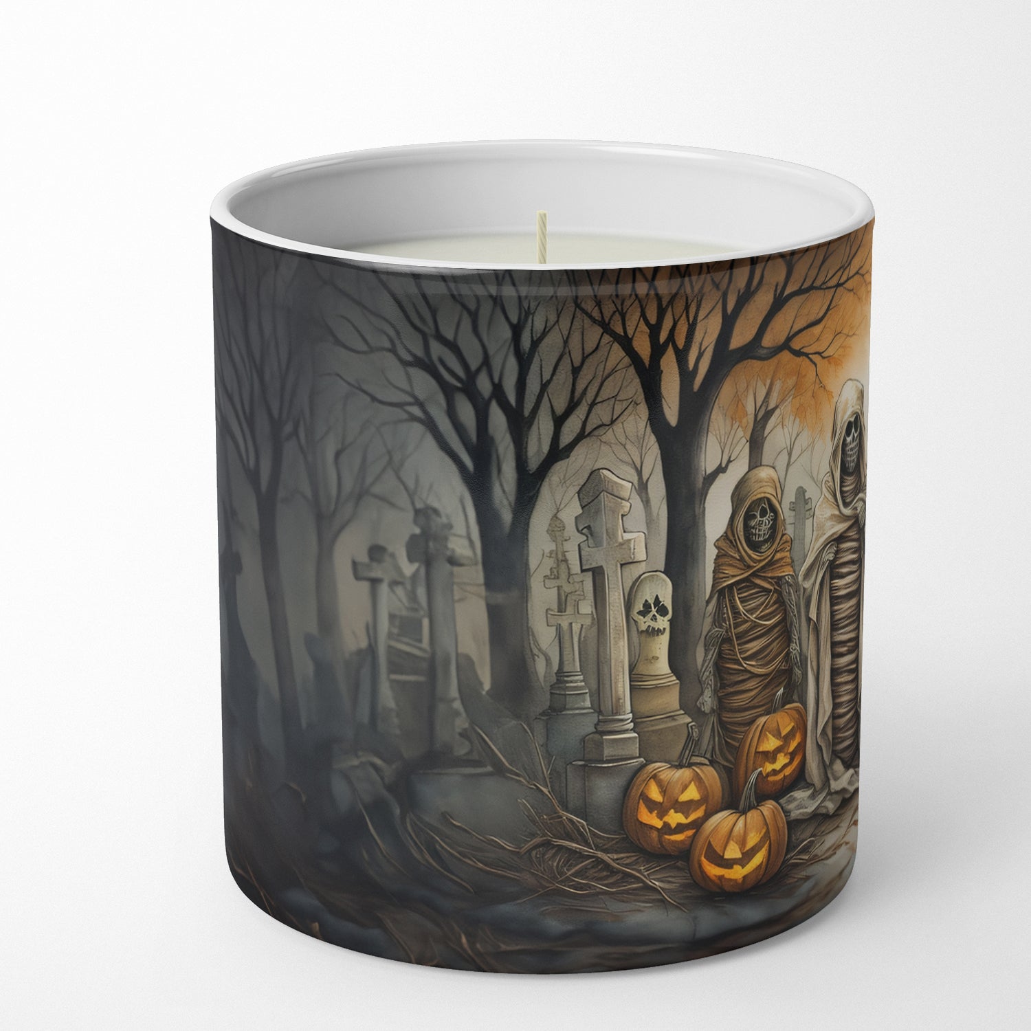 Mummies Spooky Halloween Decorative Soy Candle