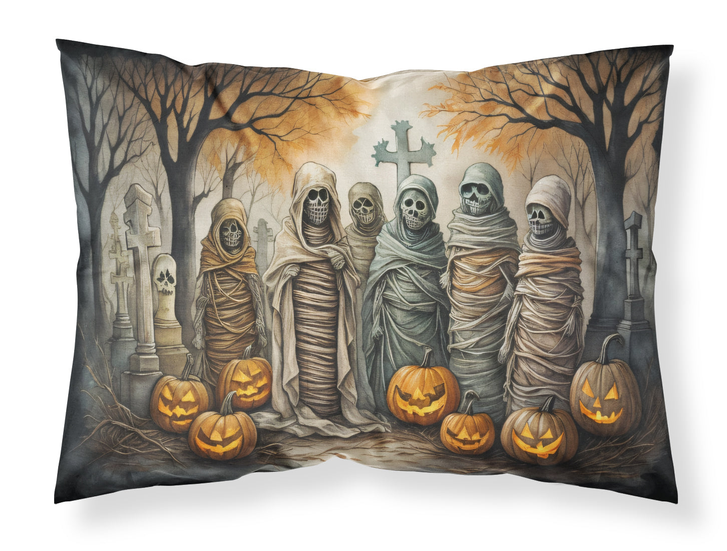 Buy this Mummies Spooky Halloween Fabric Standard Pillowcase