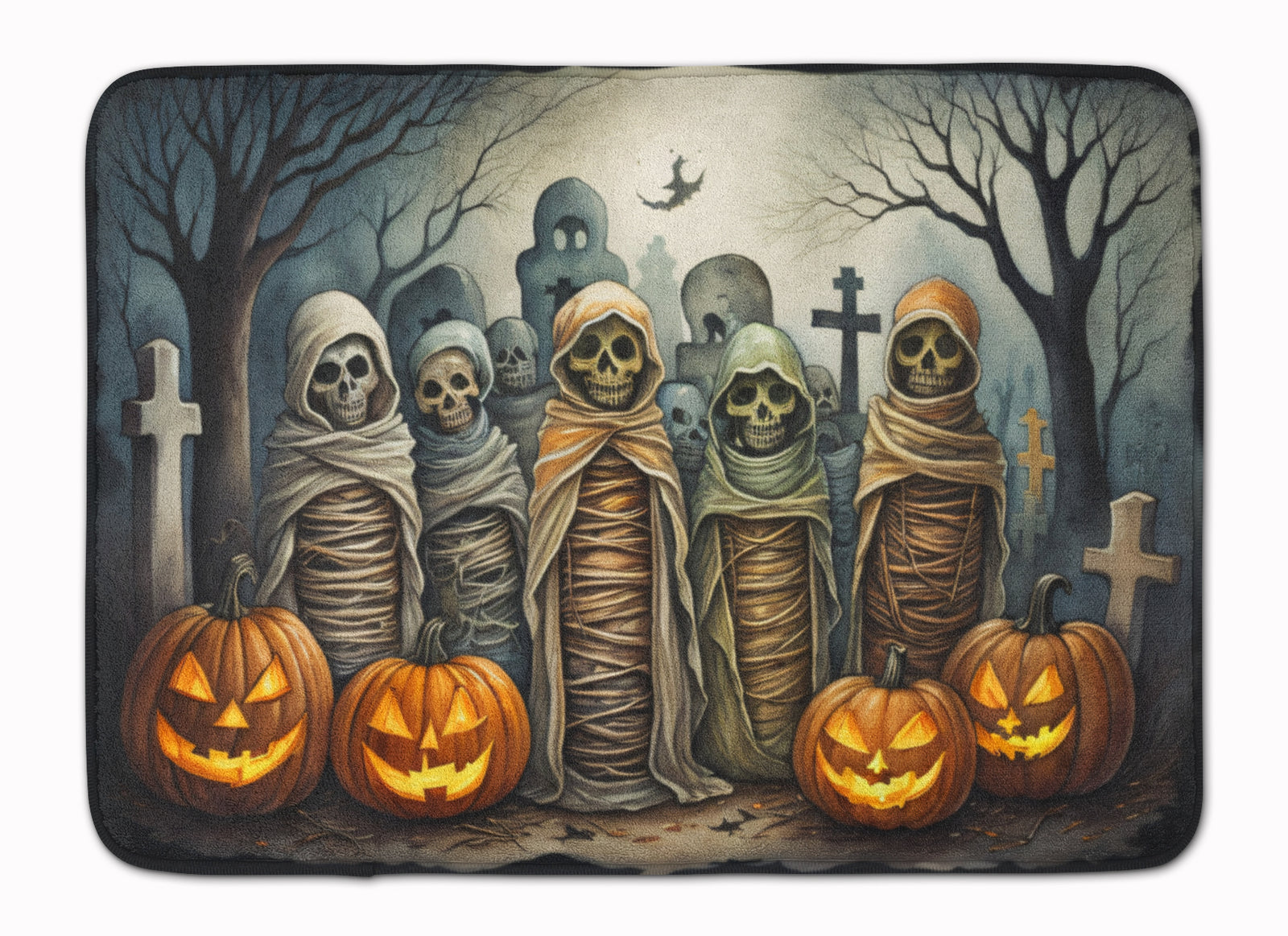Buy this Mummies Spooky Halloween Memory Foam Kitchen Mat