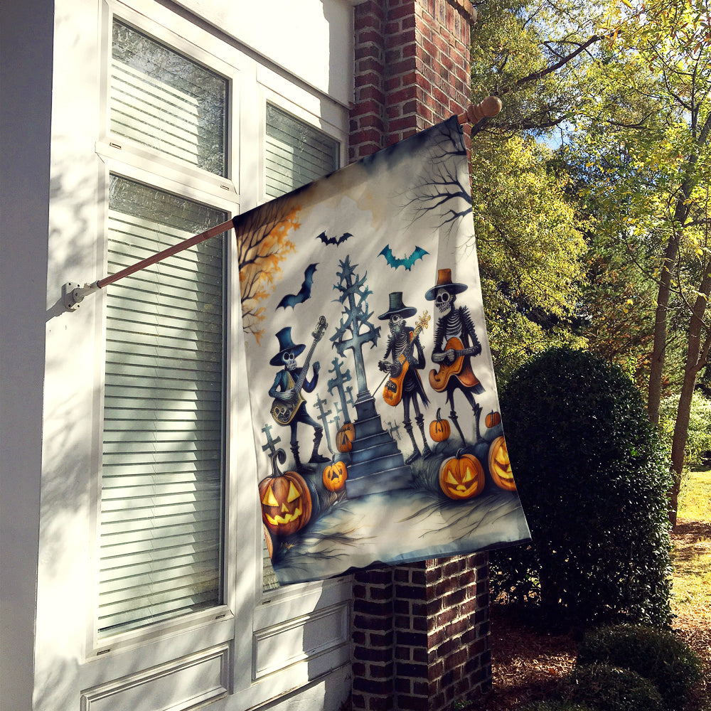 Buy this Mariachi Skeleton Band Spooky Halloween House Flag