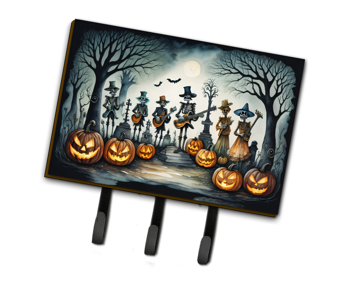 Buy this Mariachi Skeleton Band Spooky Halloween Leash or Key Holder