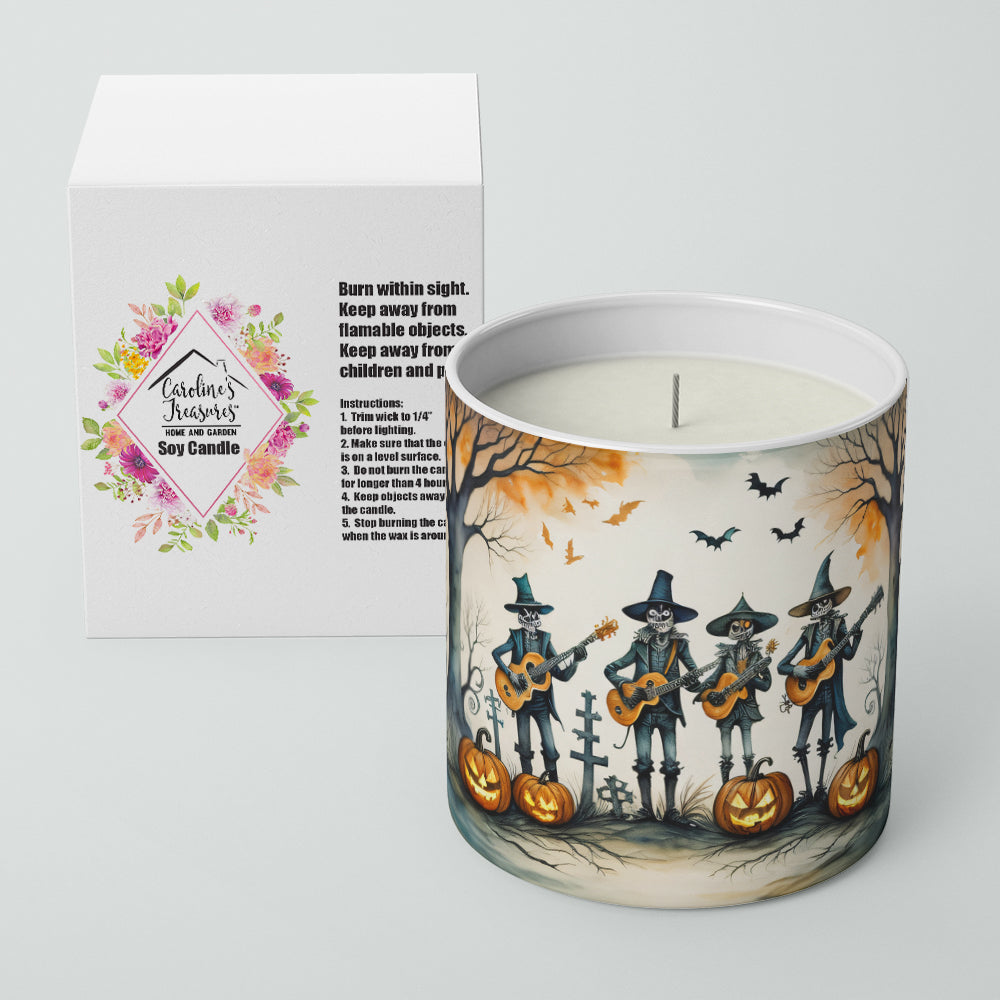 Buy this Mariachi Skeleton Band Spooky Halloween Decorative Soy Candle