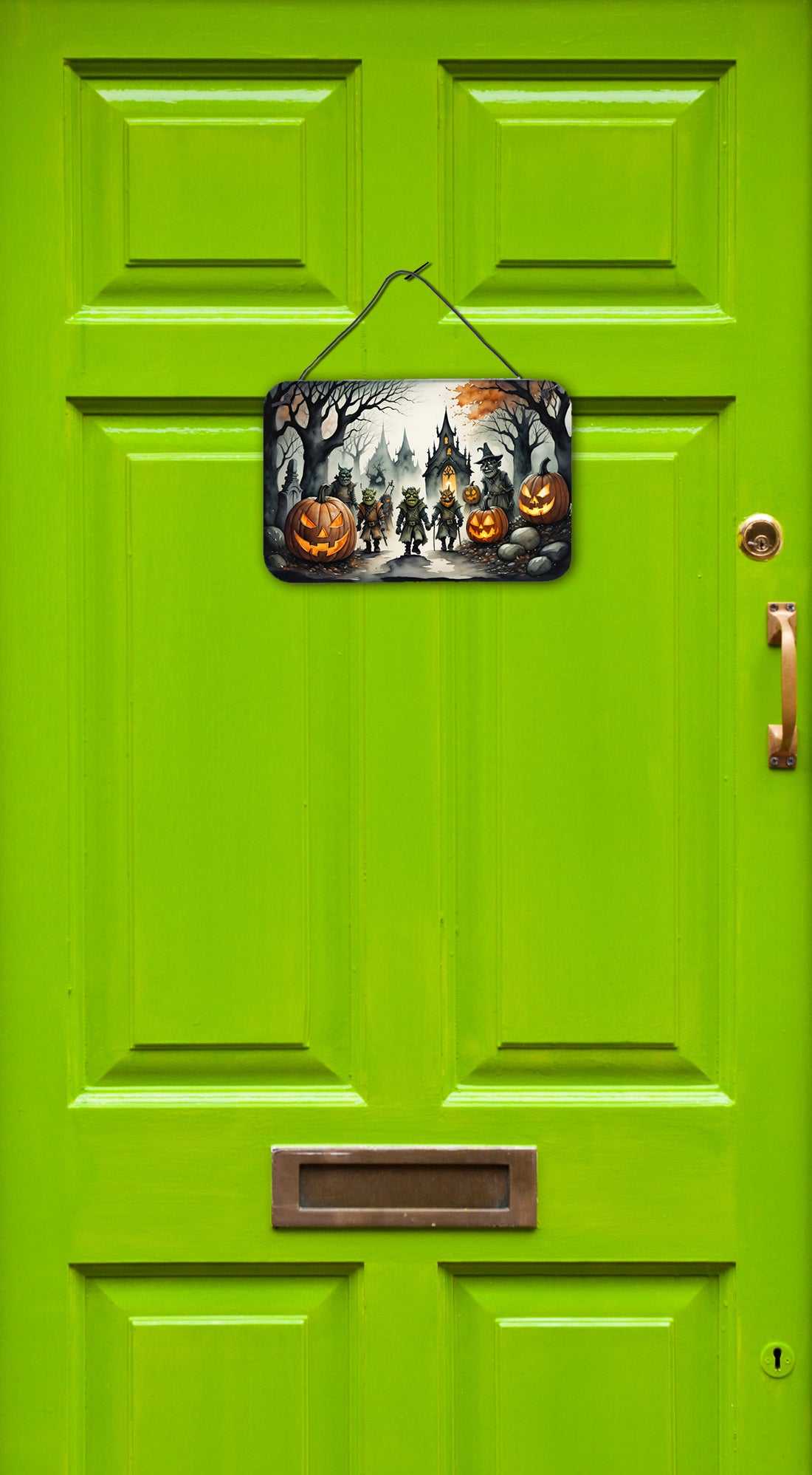 Orcs Spooky Halloween Wall or Door Hanging Prints