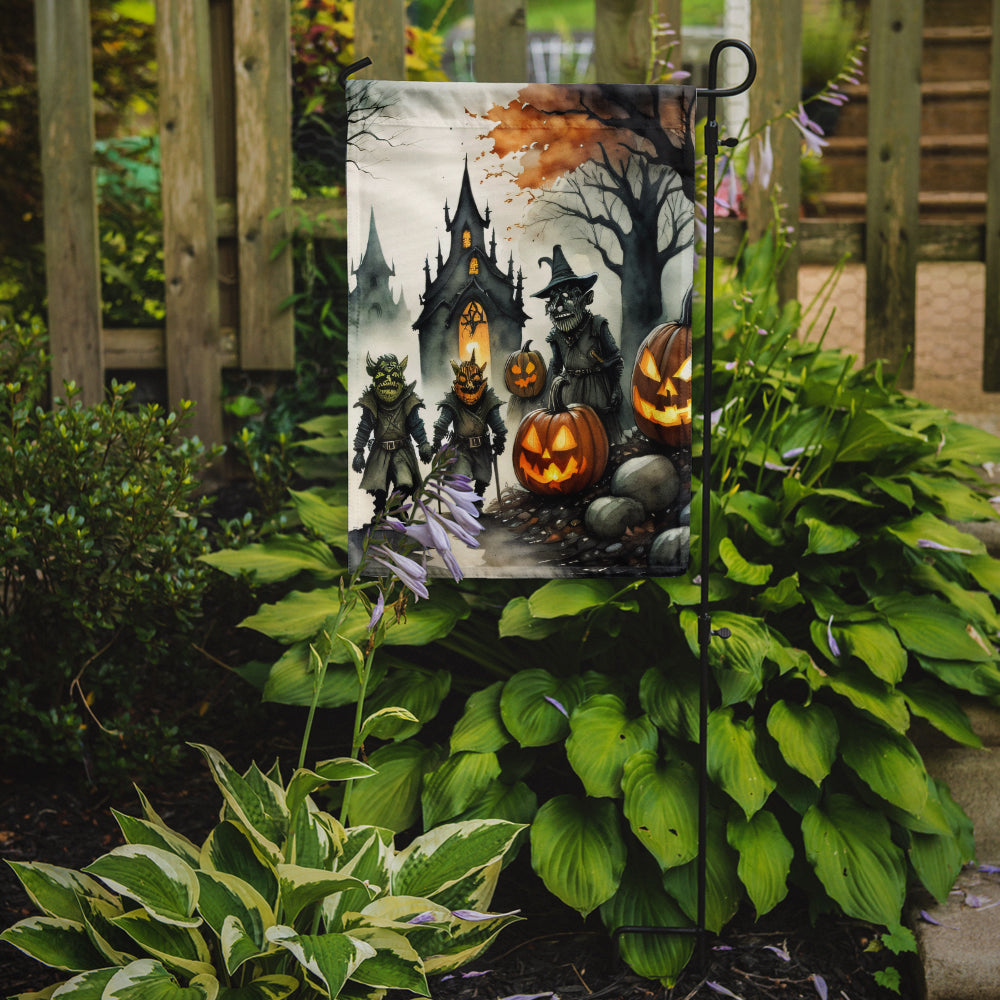 Orcs Spooky Halloween Garden Flag
