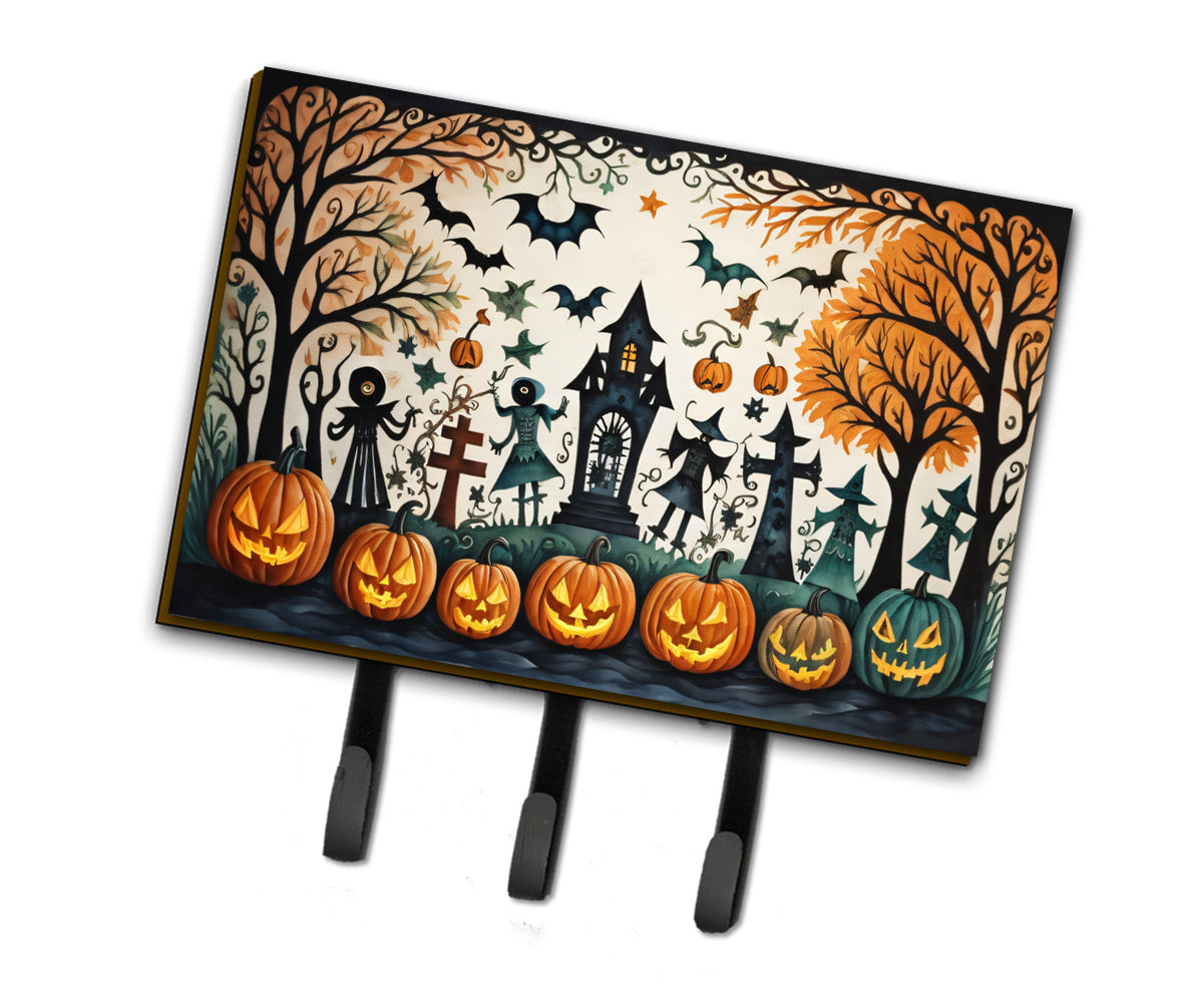 Buy this Papel Picado Skeletons Spooky Halloween Leash or Key Holder
