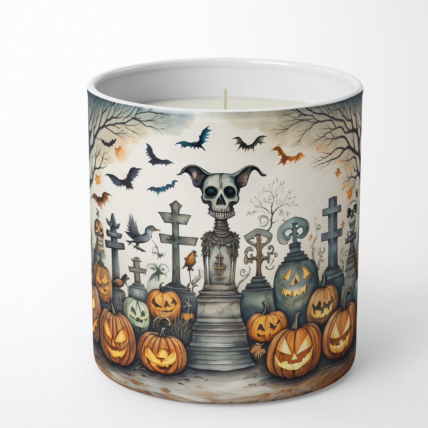 Buy this Pet Cemetery Spooky Halloween Decorative Soy Candle