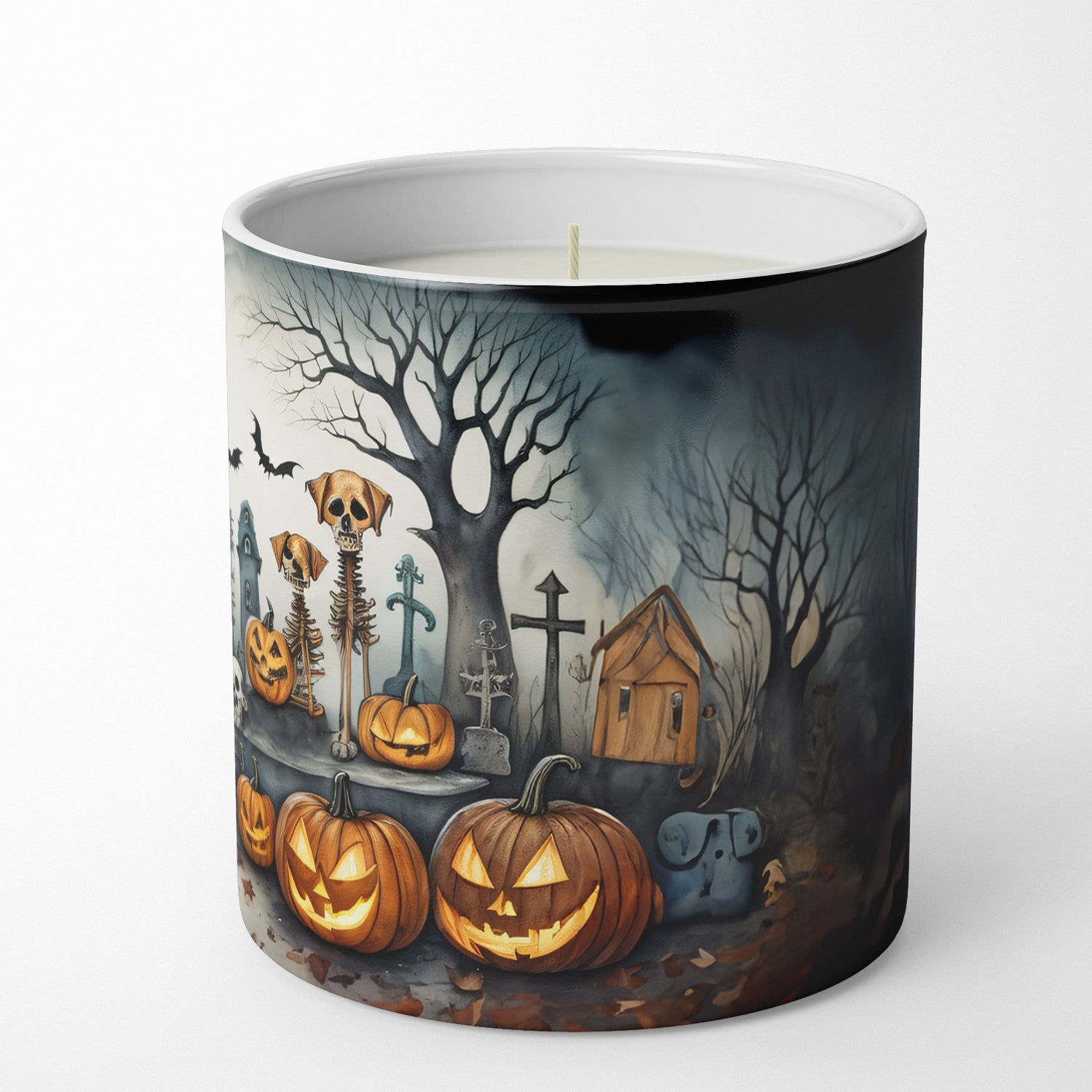 Pet Cemetery Spooky Halloween Decorative Soy Candle
