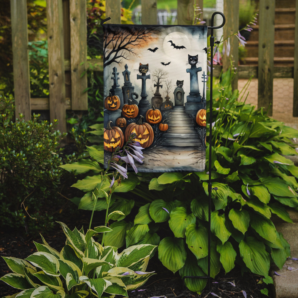 Buy this Cat Cemetery Spooky Halloween Garden Flag