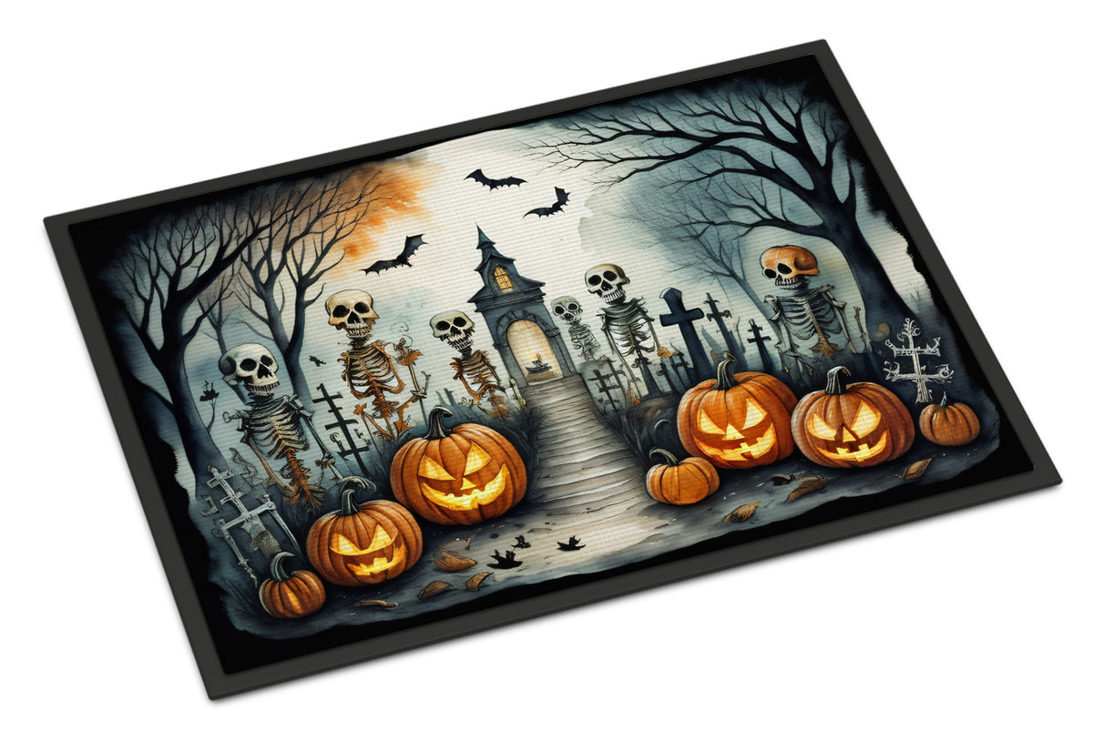 Buy this Skeleton Spooky Halloween Doormat 18x27