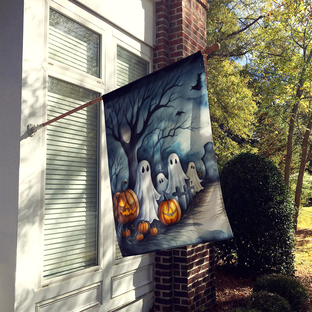 Ghosts Spooky Halloween House Flag