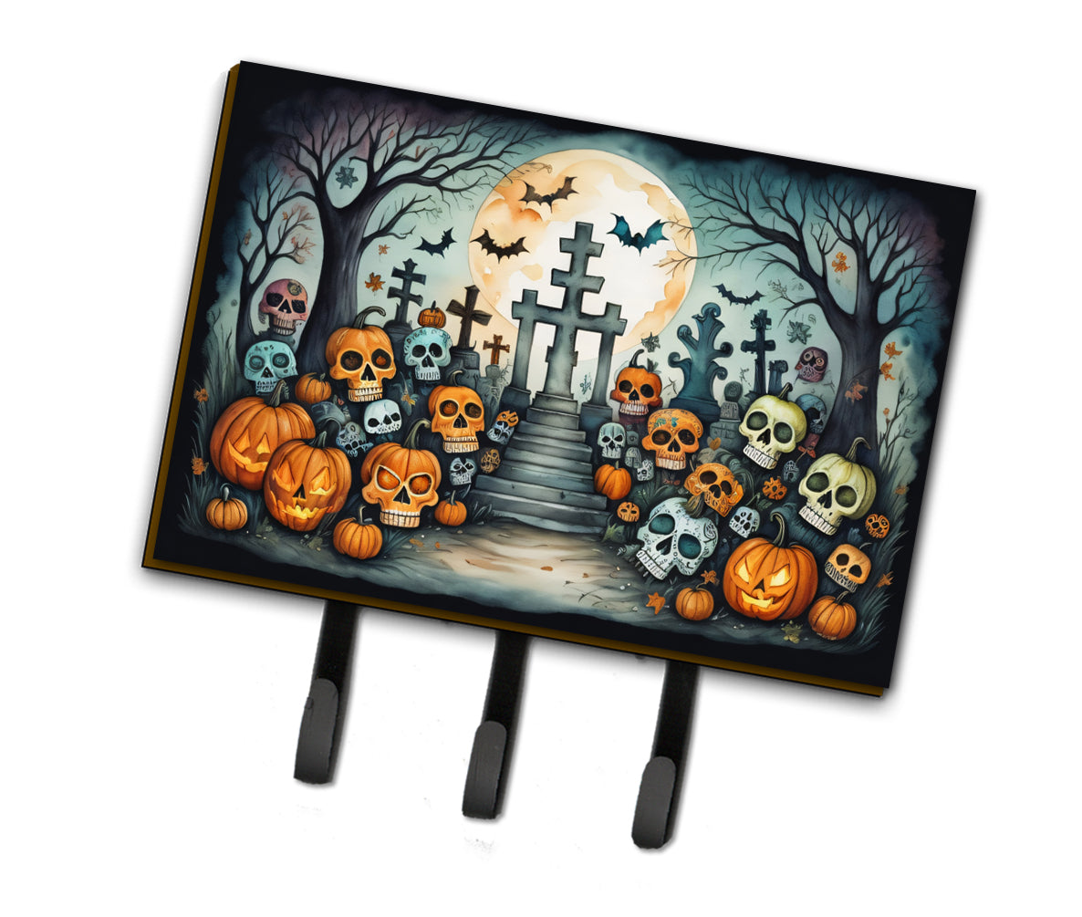 Buy this Calaveras Sugar Skulls Spooky Halloween Leash or Key Holder