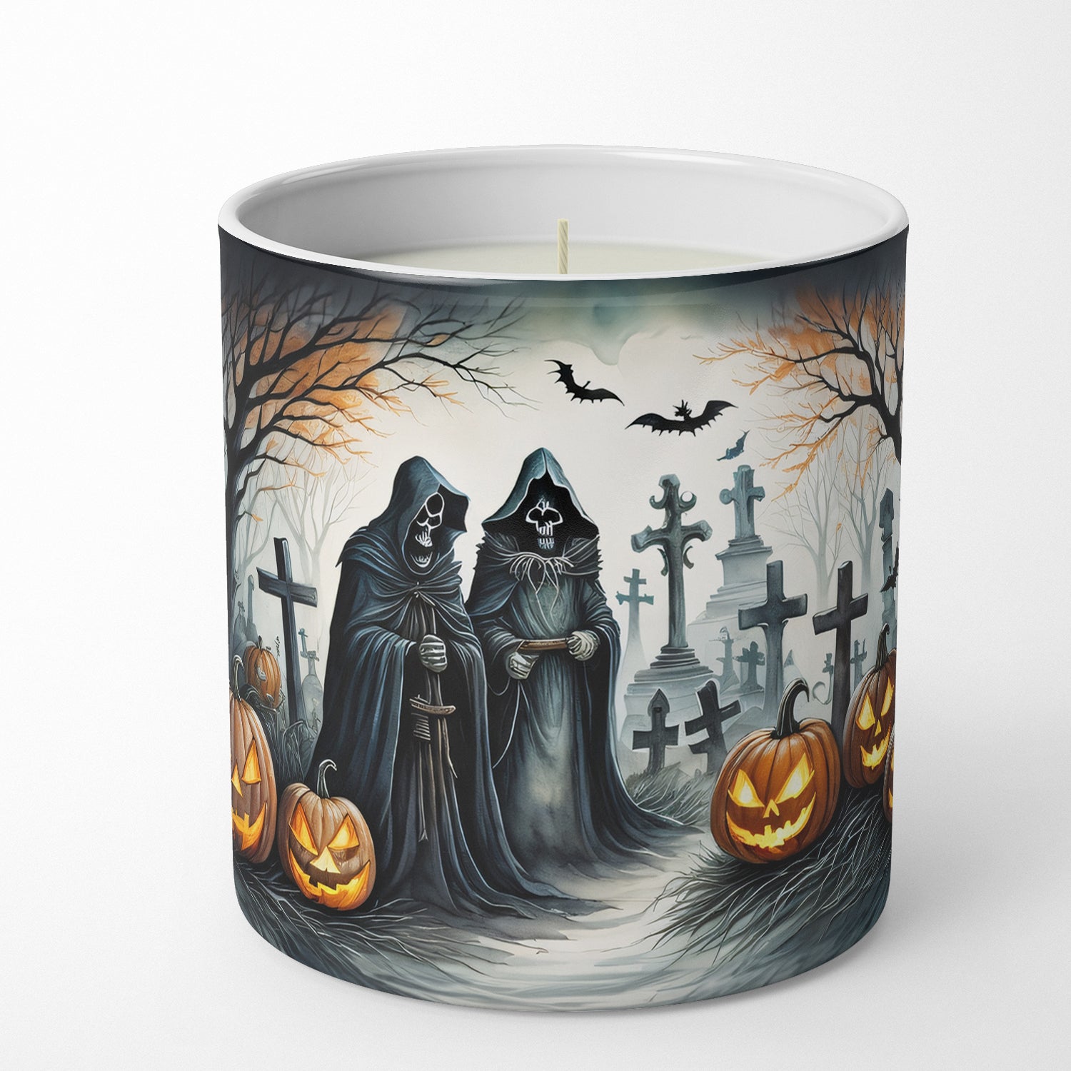 Buy this The Grim Reaper Spooky Halloween Decorative Soy Candle
