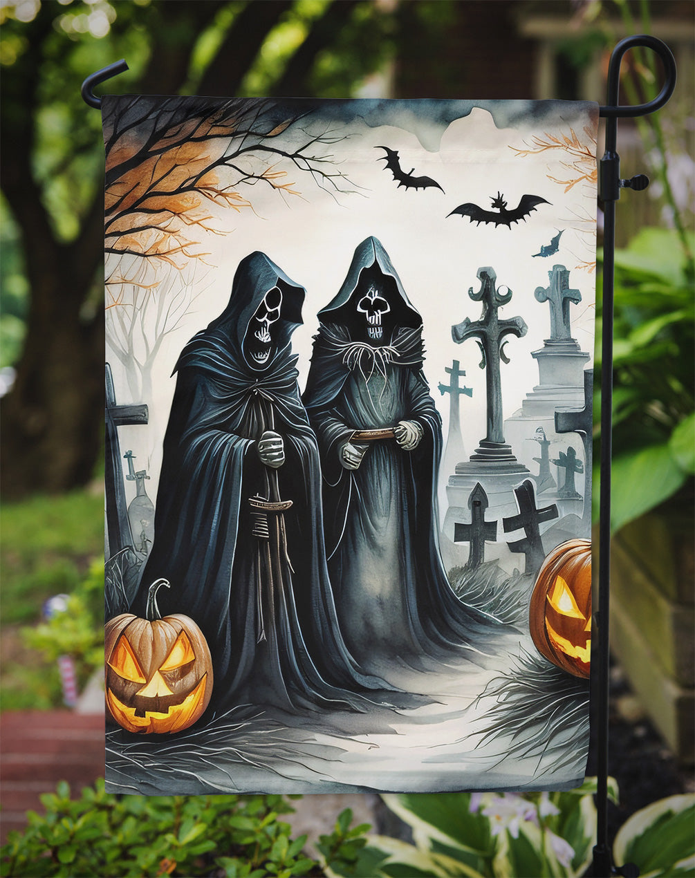 The Grim Reaper Spooky Halloween Garden Flag