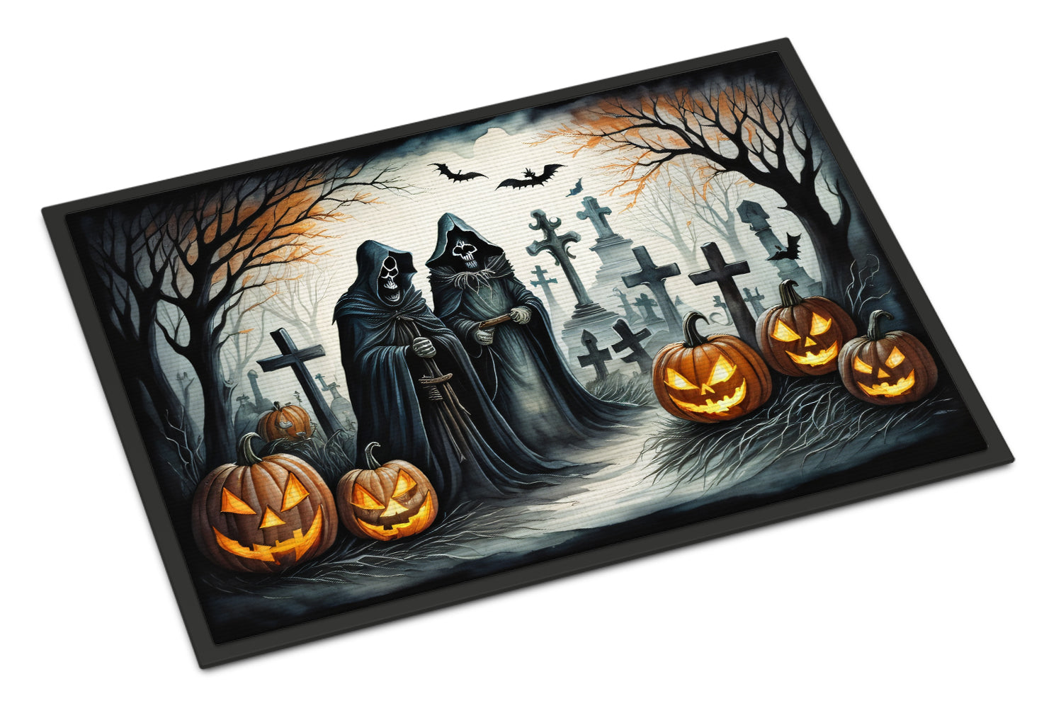Buy this The Grim Reaper Spooky Halloween Indoor or Outdoor Mat 24x36