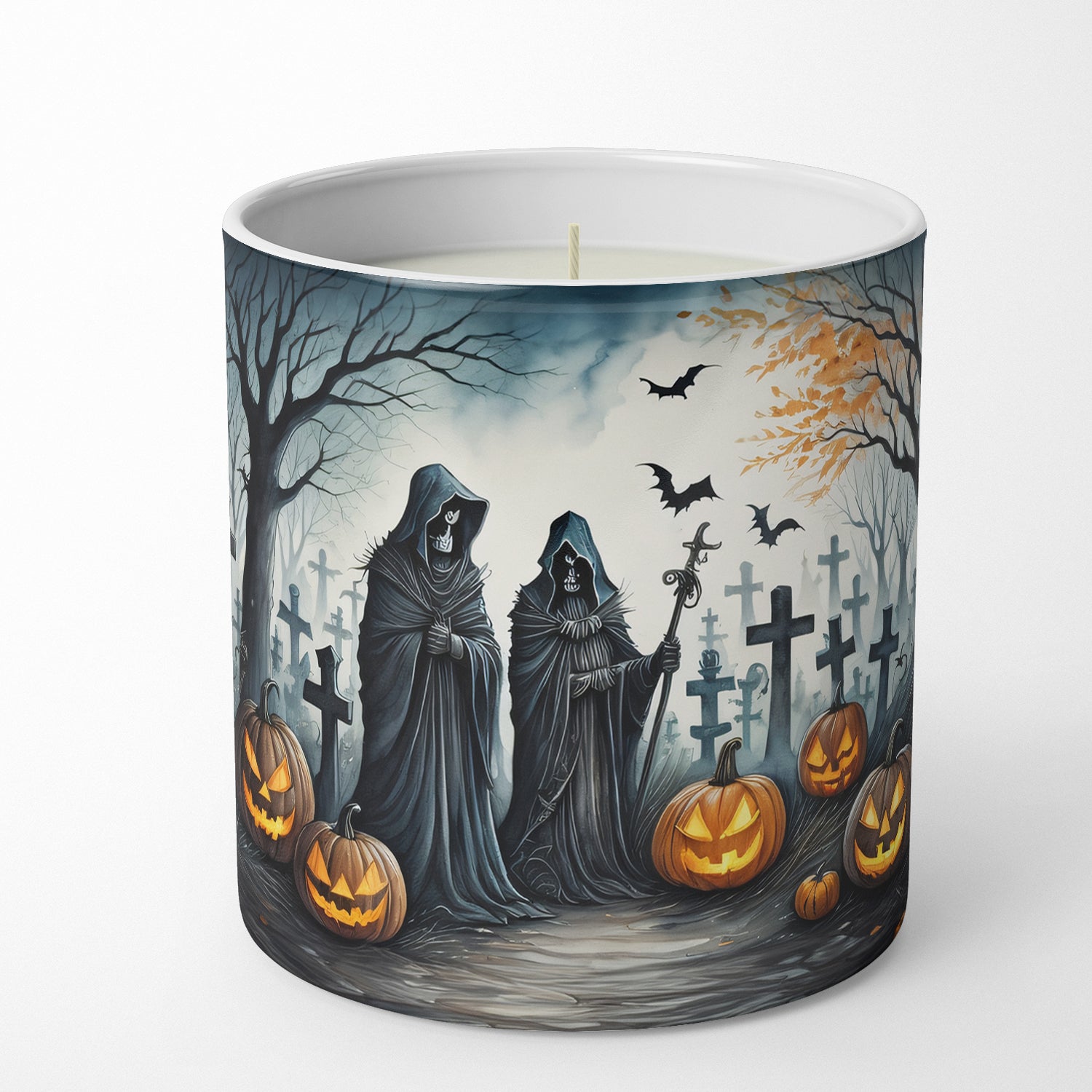 Buy this The Grim Reaper Spooky Halloween Decorative Soy Candle