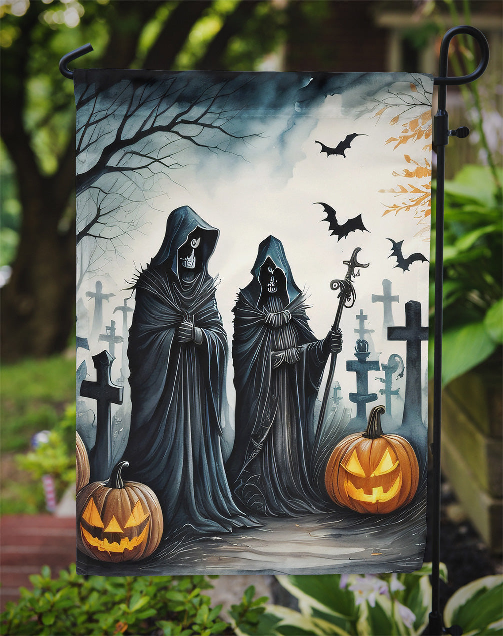 The Grim Reaper Spooky Halloween Garden Flag