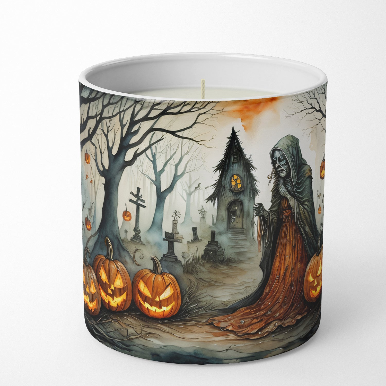 Buy this The Weeping Woman Spooky Halloween Decorative Soy Candle