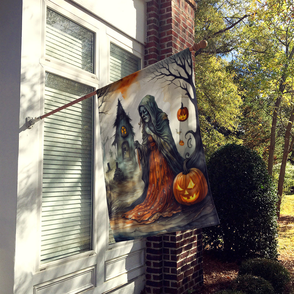 The Weeping Woman Spooky Halloween House Flag