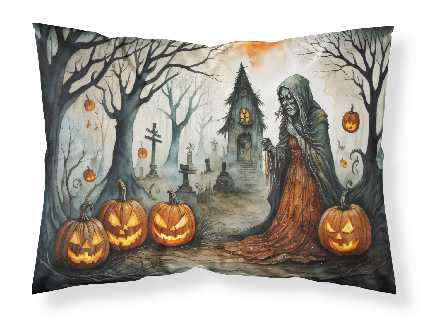 Buy this The Weeping Woman Spooky Halloween Fabric Standard Pillowcase