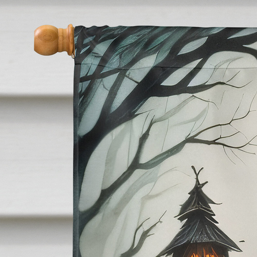 The Weeping Woman Spooky Halloween House Flag