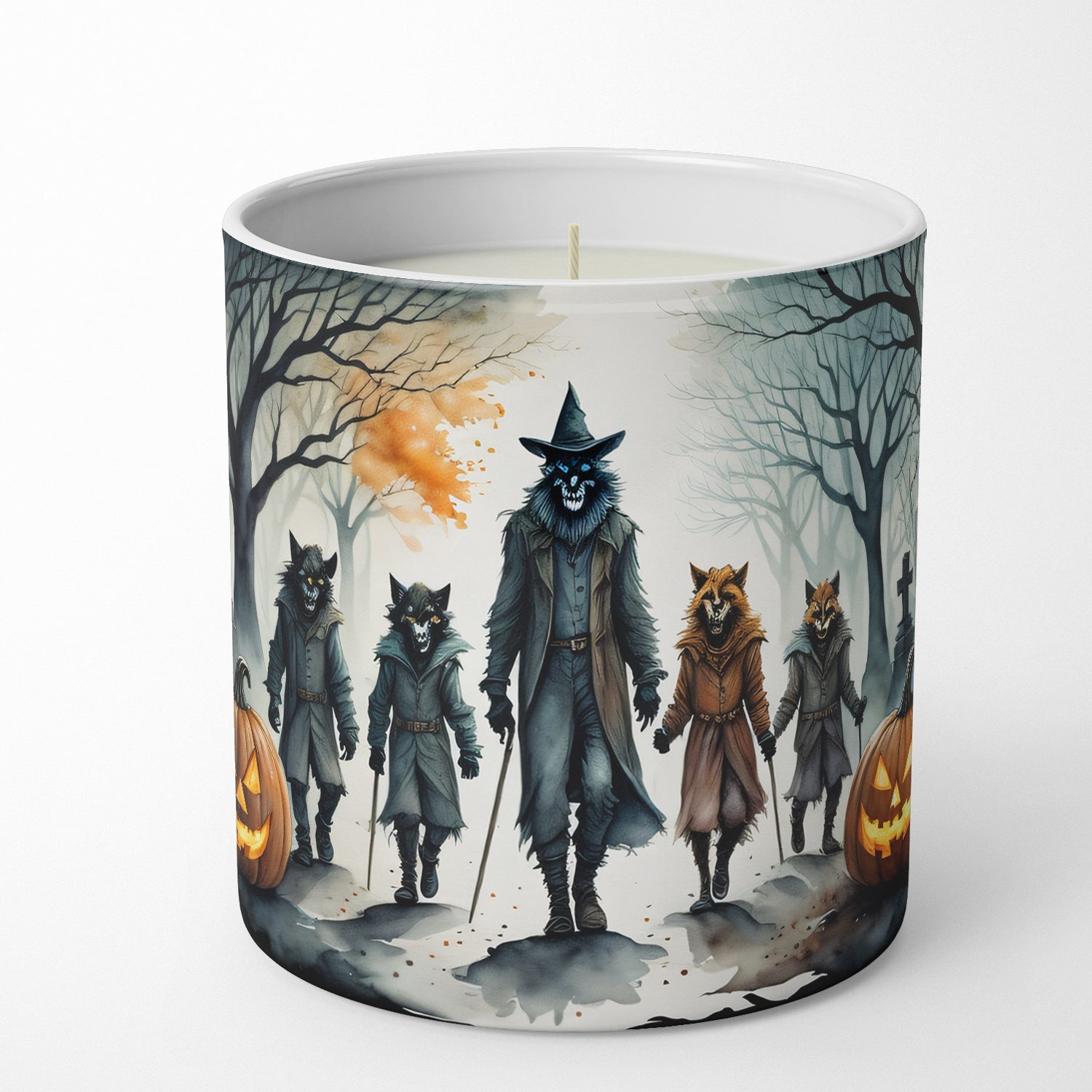 Buy this Werewolves Spooky Halloween Decorative Soy Candle