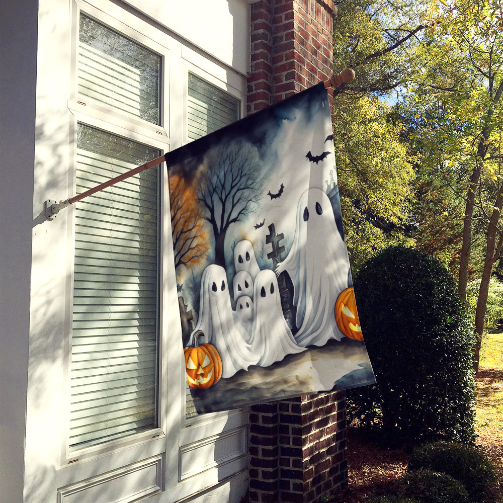 Ghosts Spooky Halloween House Flag