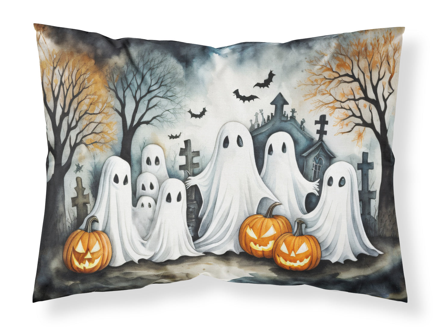 Buy this Ghosts Spooky Halloween Fabric Standard Pillowcase