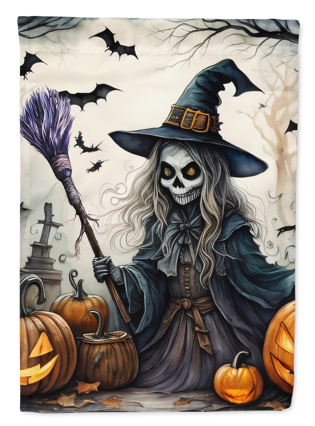 Buy this Witch Spooky Halloween House Flag