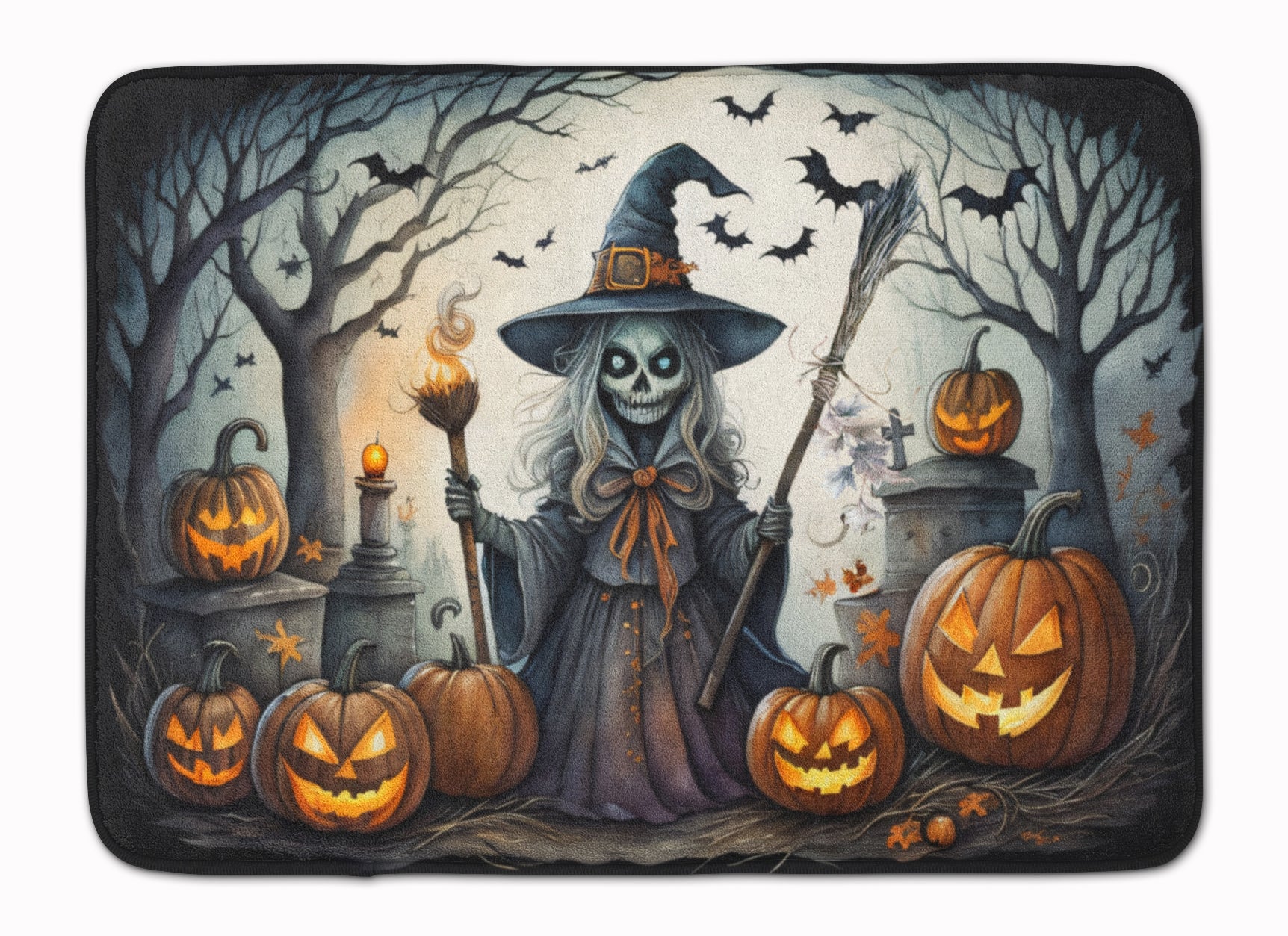 Buy this Witch Spooky Halloween Memory Foam Kitchen Mat