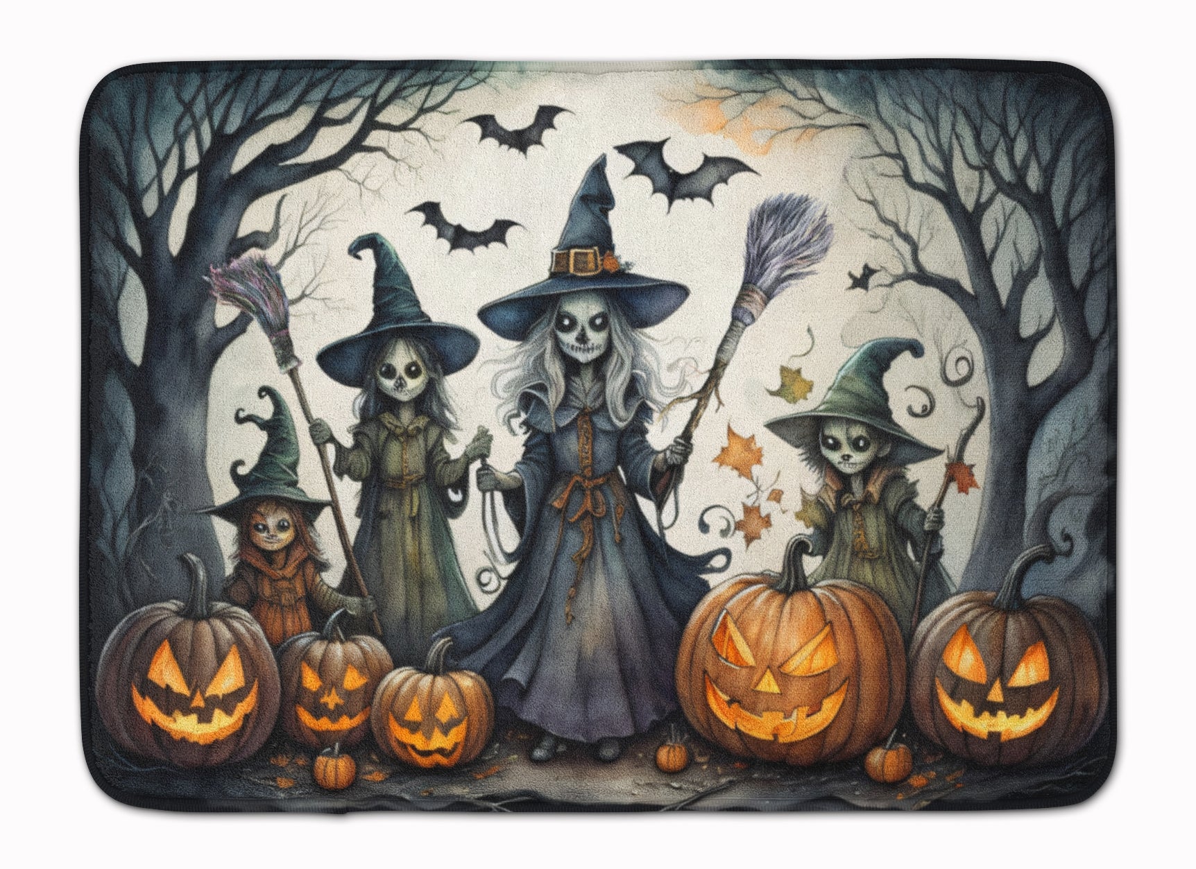 Buy this Witches Spooky Halloween Memory Foam Kitchen Mat