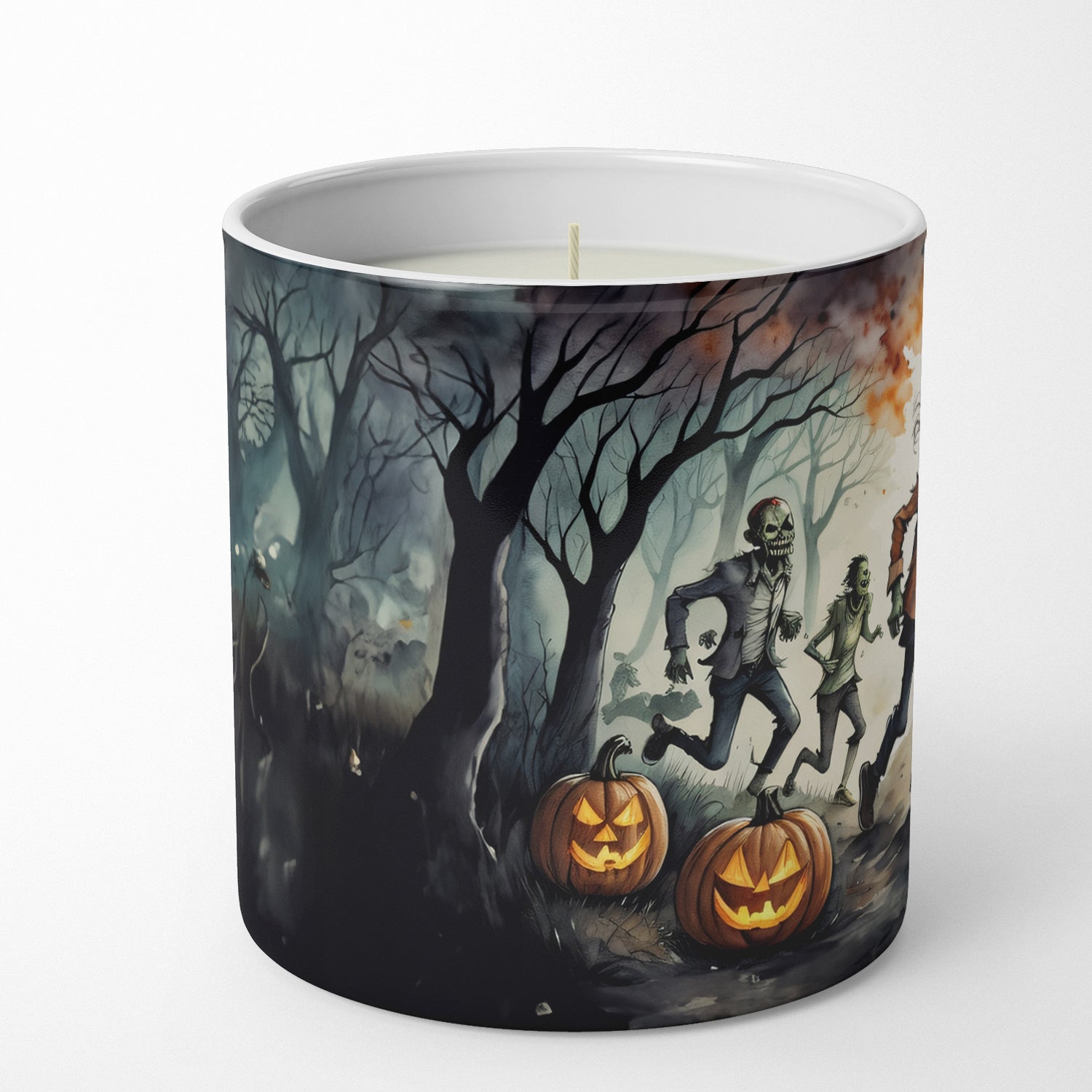 Zombies Spooky Halloween Decorative Soy Candle
