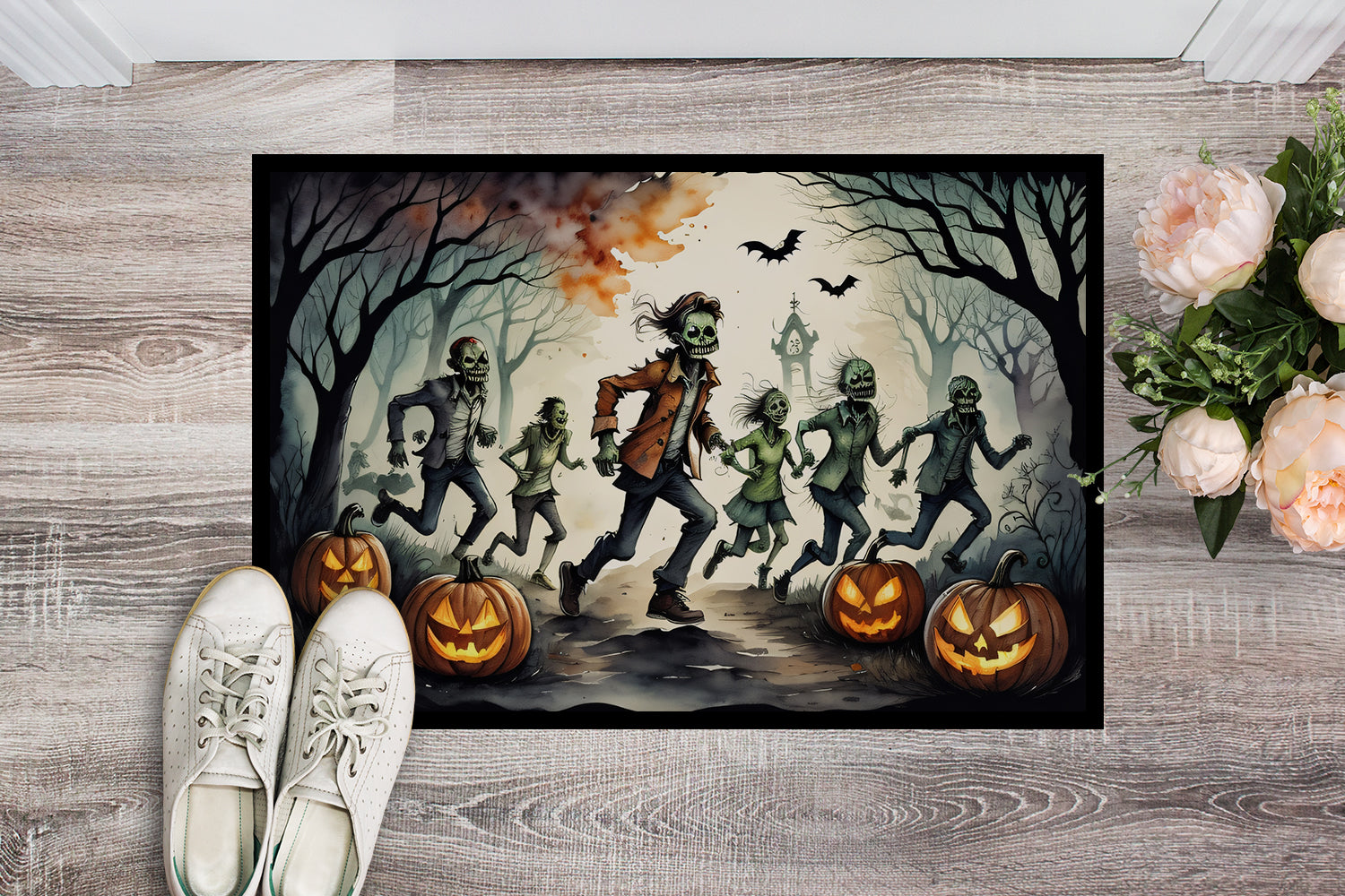 Buy this Zombies Spooky Halloween Doormat 18x27