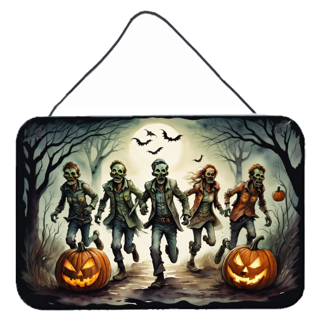 Buy this Zombies Spooky Halloween Wall or Door Hanging Prints