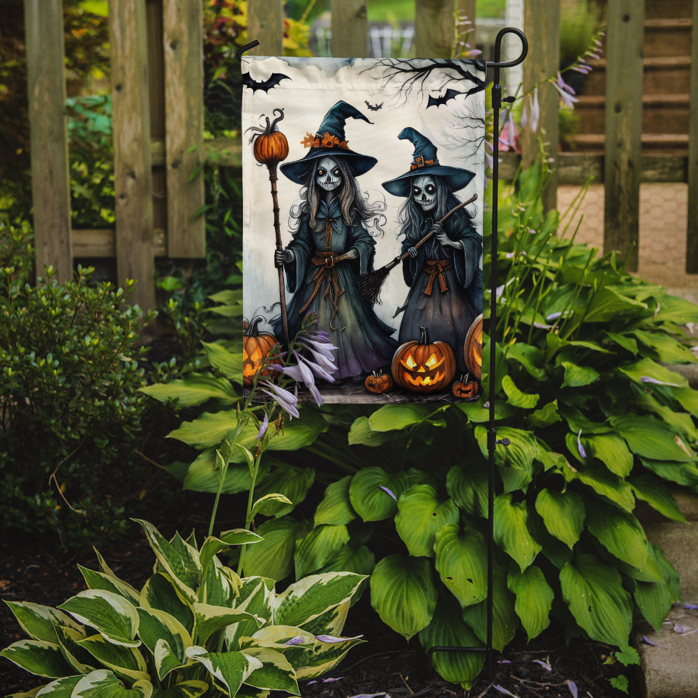 Witches Spooky Halloween Garden Flag