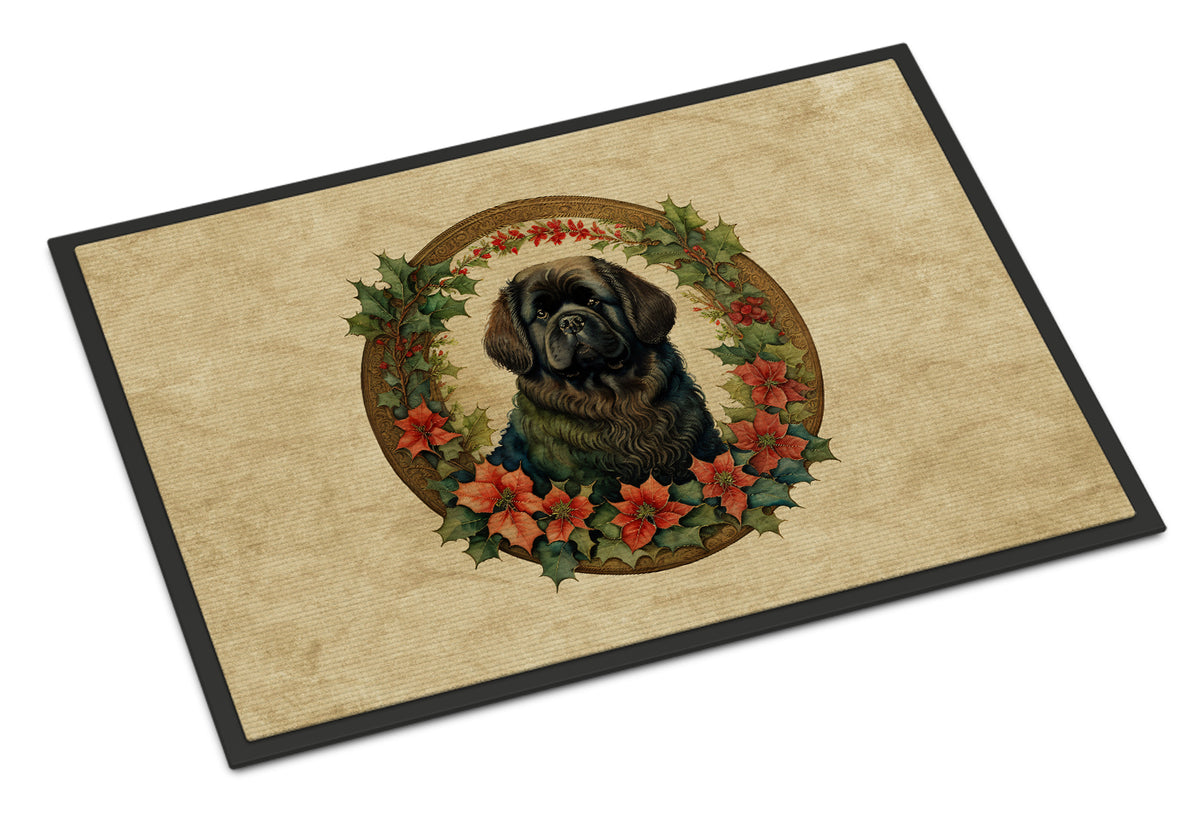 Buy this Newfoundland Christmas Flowers Doormat