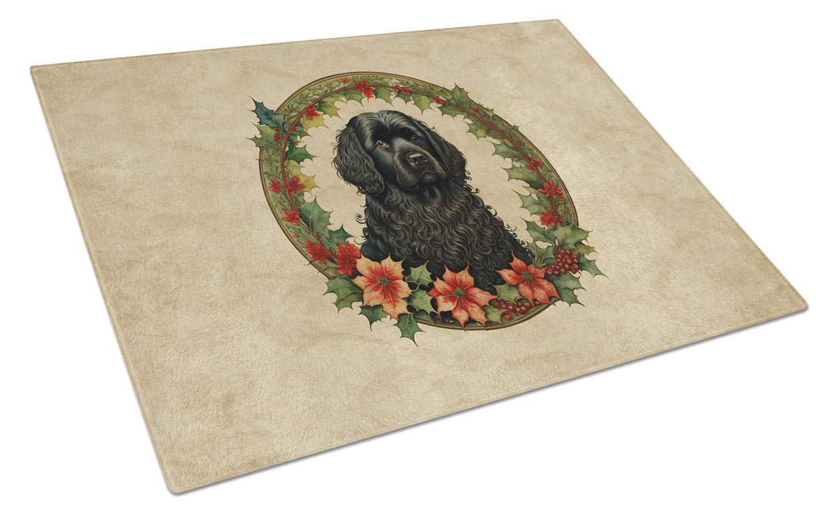 Buy this Puli Christmas Flowers Glass Cutting Board