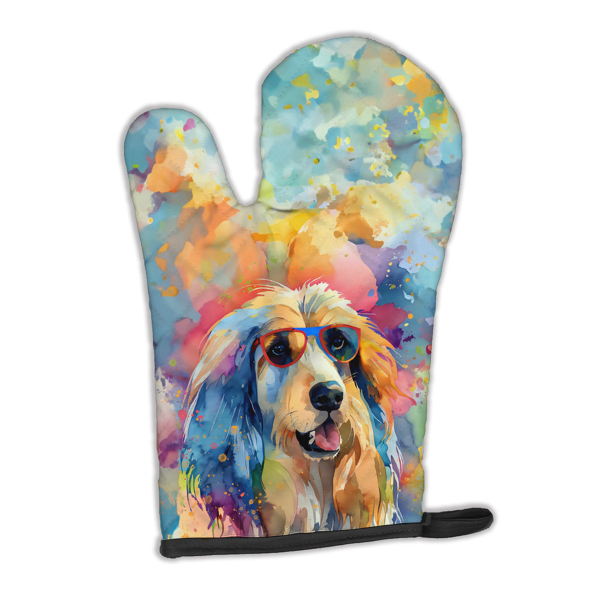 Buy this Afghan Hound Hippie Dawg Oven Mitt