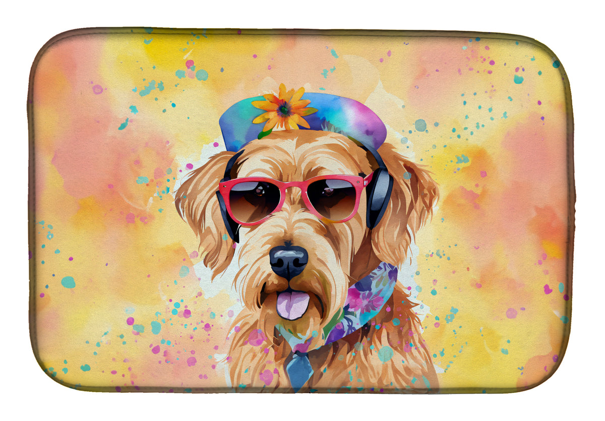Buy this Airedale Terrier Hippie Dawg Dish Drying Mat