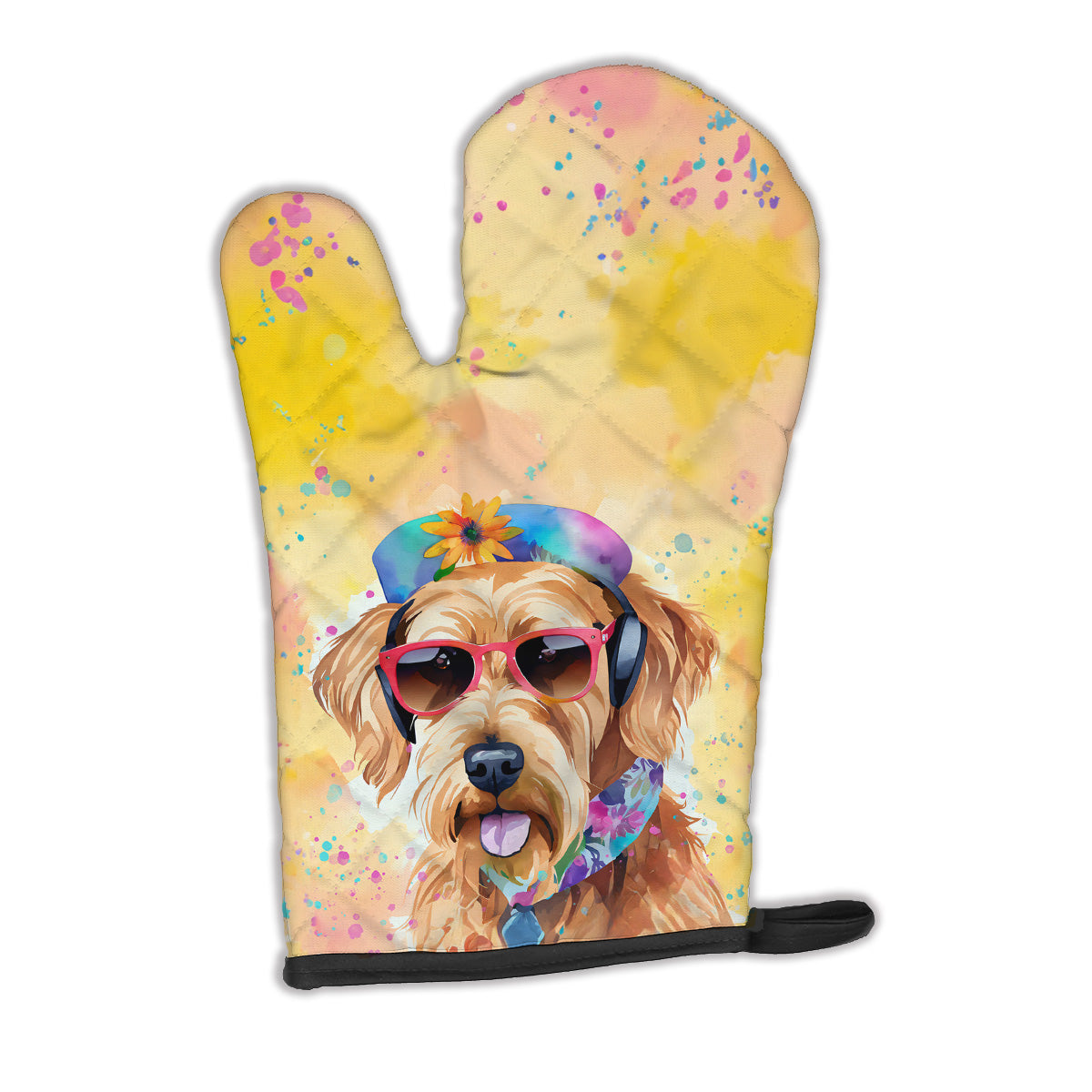 Buy this Airedale Terrier Hippie Dawg Oven Mitt