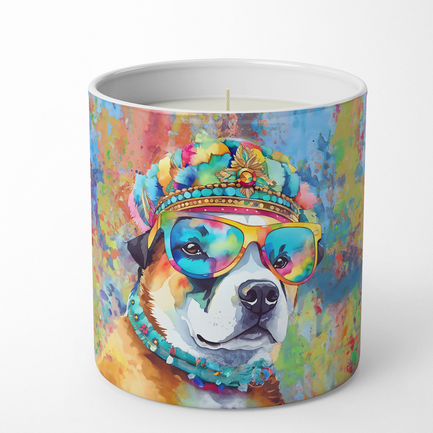 Buy this Akita Hippie Dawg Decorative Soy Candle