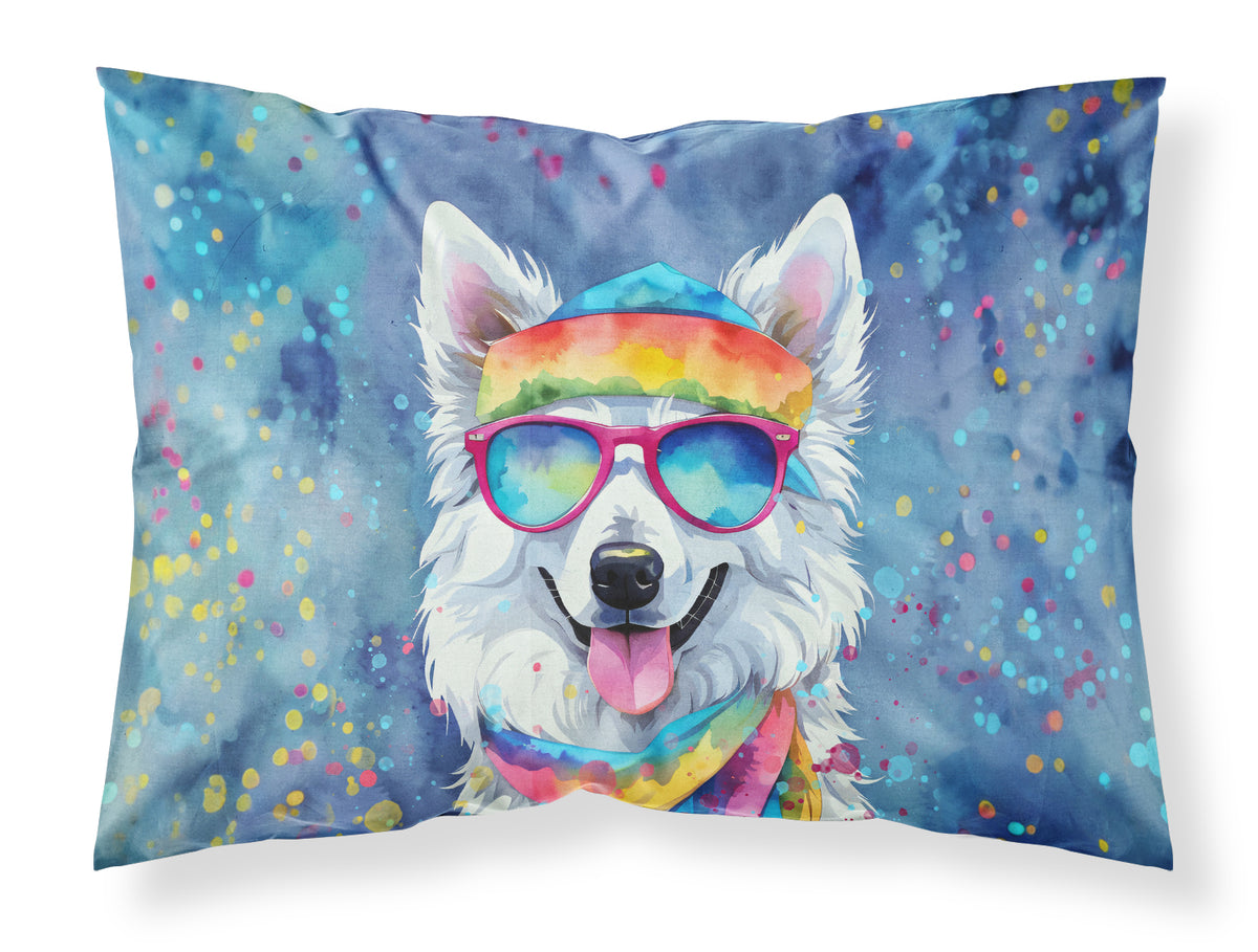 Buy this American Eskimo Hippie Dawg Standard Pillowcase