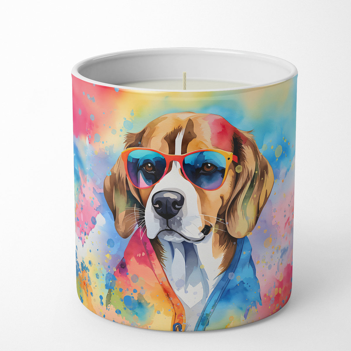 Buy this Beagle Hippie Dawg Decorative Soy Candle