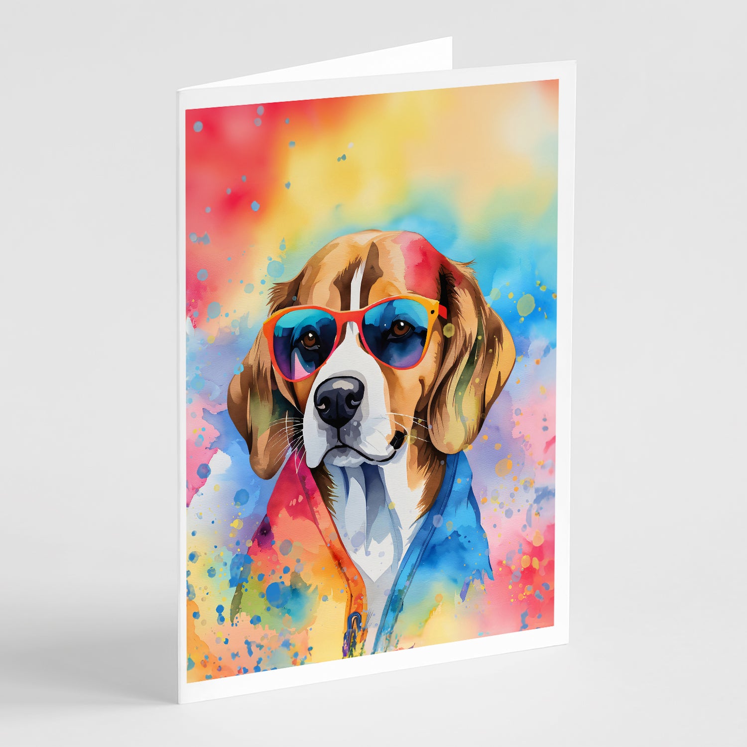 Buy this Beagle Hippie Dawg Greeting Cards Pack of 8