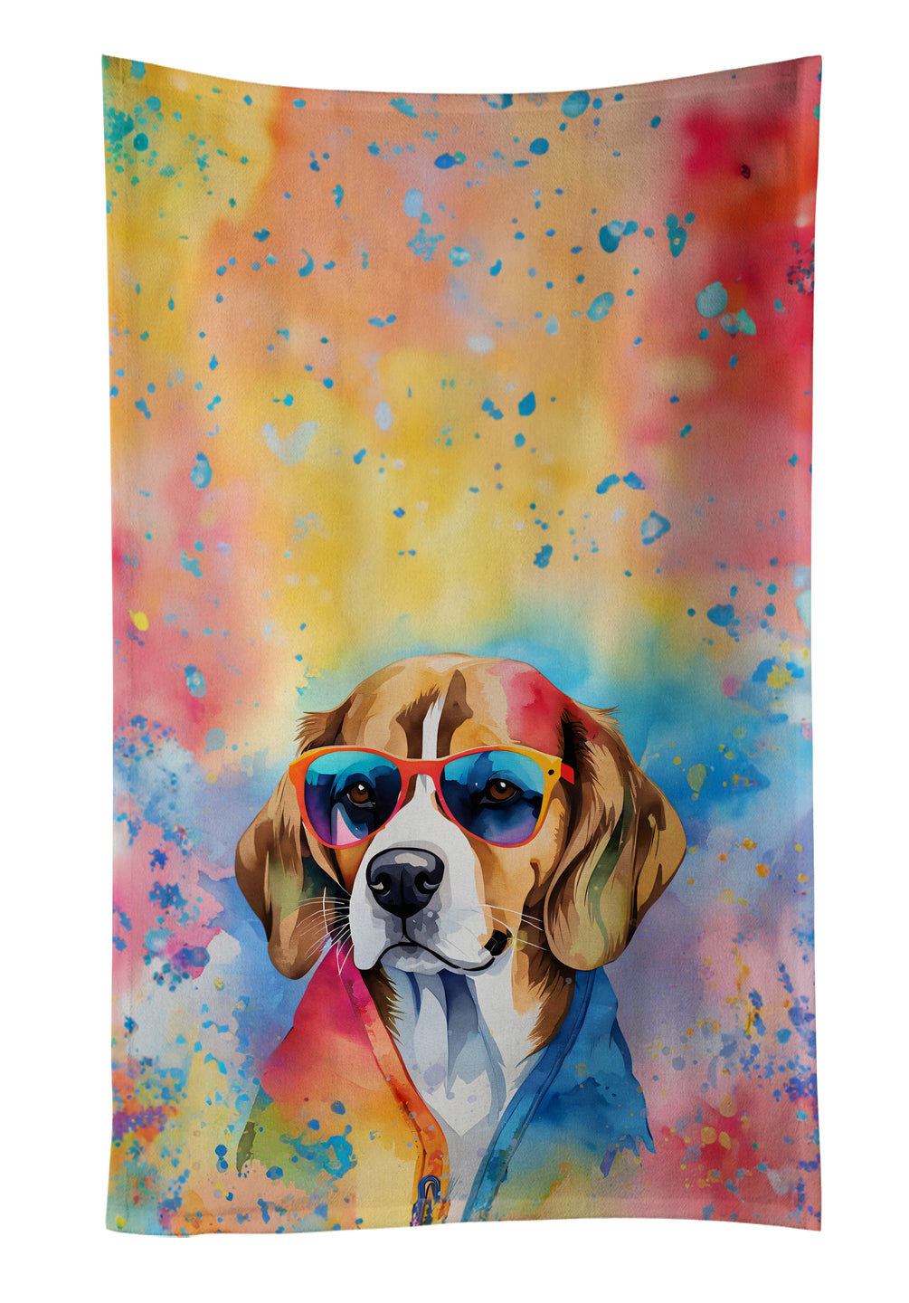 Buy this Beagle Hippie Dawg Kitchen Towel
