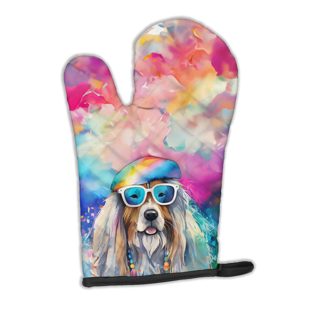 Buy this Bearded Collie Hippie Dawg Oven Mitt