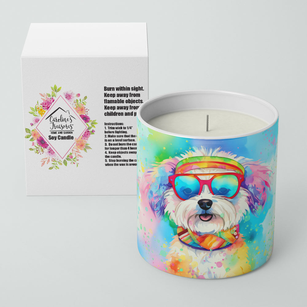 Buy this Bichon Frise Hippie Dawg Decorative Soy Candle