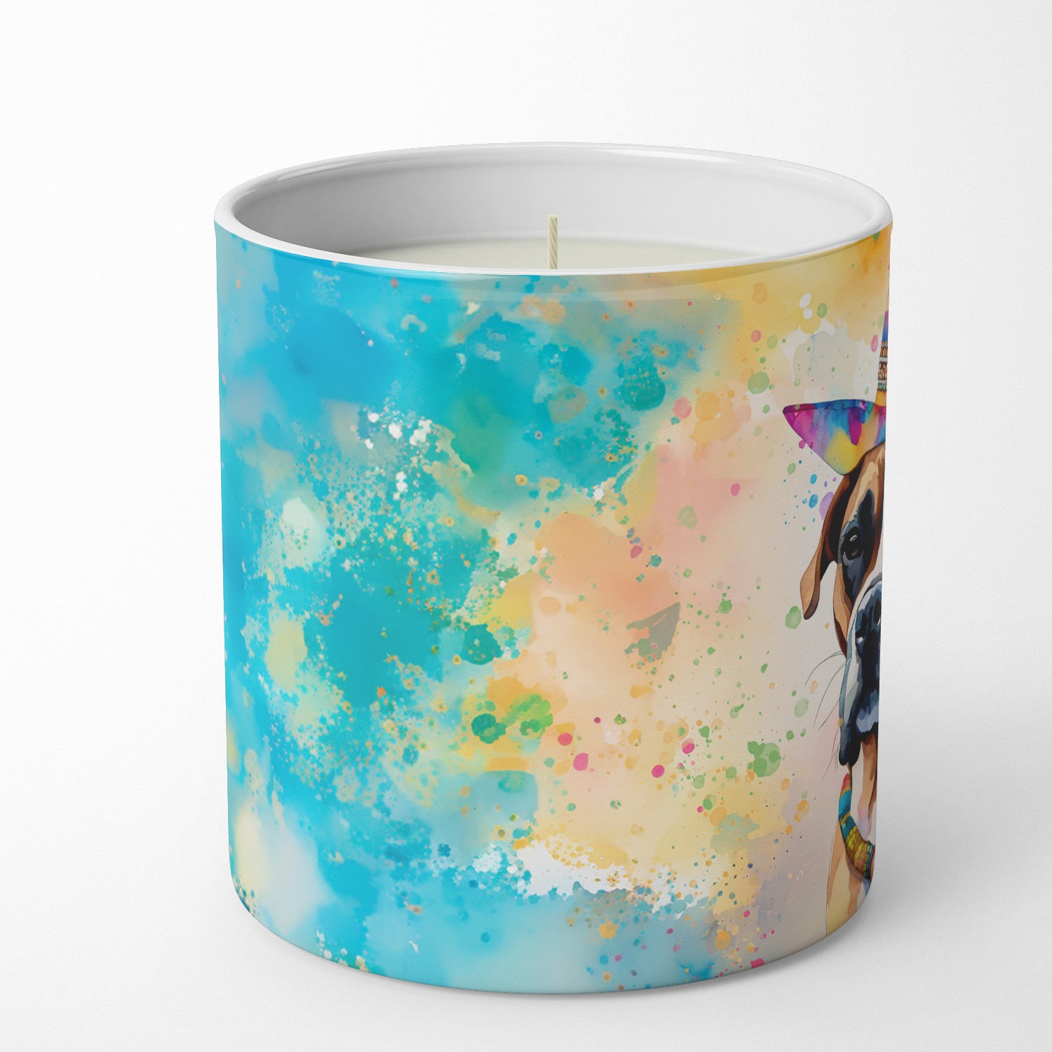 Boxer Hippie Dawg Decorative Soy Candle