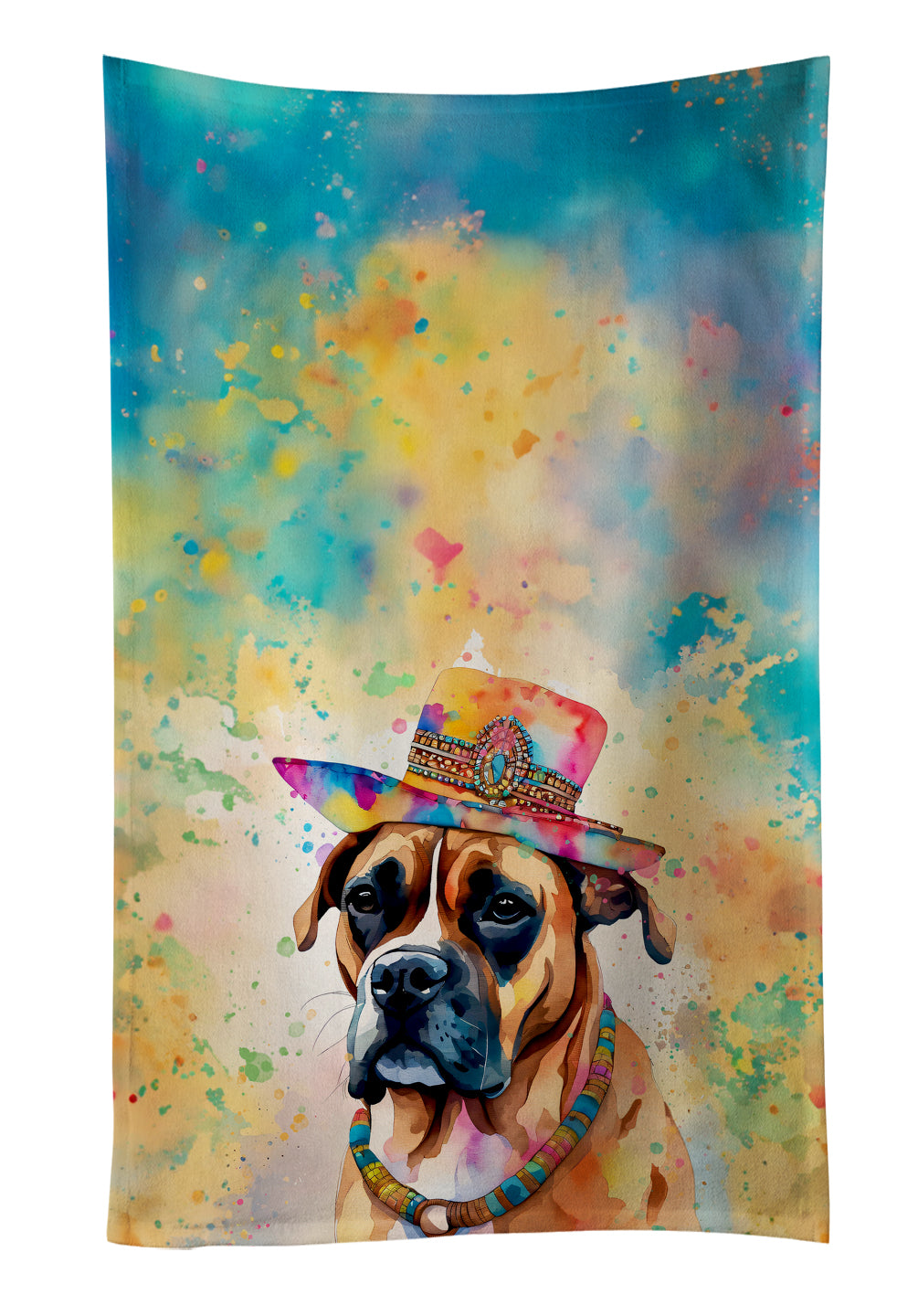 Buy this Boxer Hippie Dawg Kitchen Towel