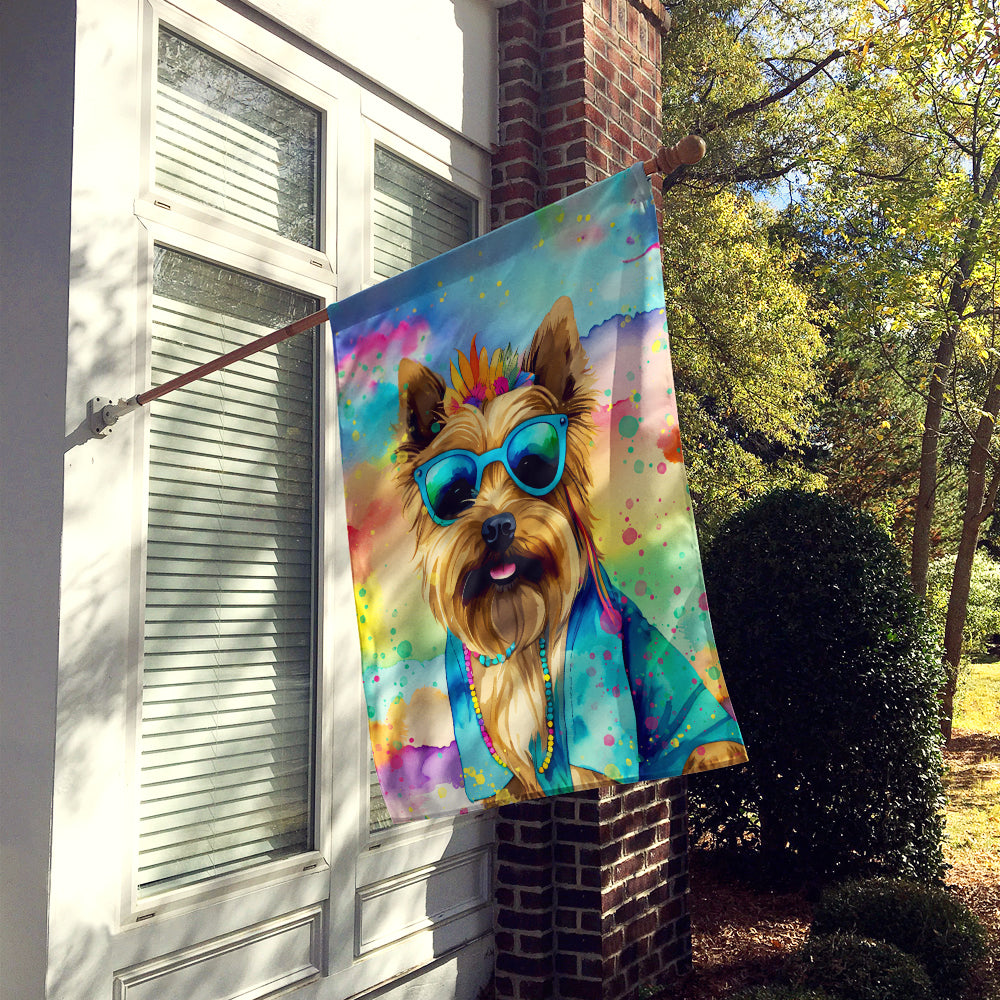 Buy this Cairn Terrier Hippie Dawg House Flag