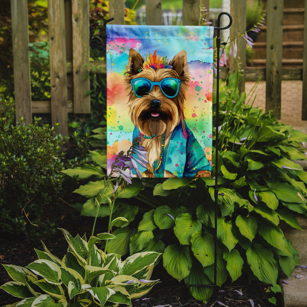 Cairn Terrier Hippie Dawg Garden Flag